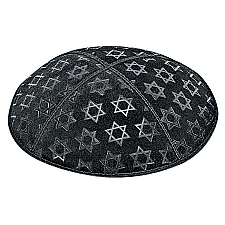 Suede Embossed Kippot