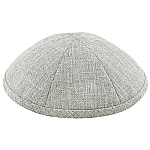 Lt. Grey Burlap Kippah
