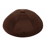 Brown Deluxe Satin Kippah