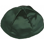 Dark Green Satin Kippah