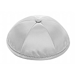 Medium Grey Deluxe Satin Kippah