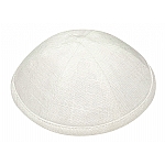 Off White Linen Kippah