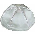 Light Grey Satin Kippah