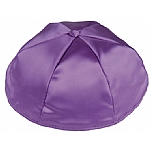 Medium Purple Satin Kippah
