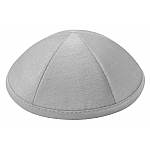 Lt. Grey Raw Silk Kippah