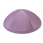 Lavender Raw Silk Kippah