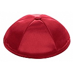 Red Deluxe Satin Kippah