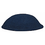 Navy Knit Kippot