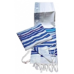 Bnei Or Multi Color Blue Tallit