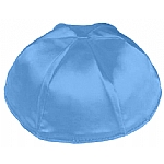 Wedgwood Blue Satin Kippah
