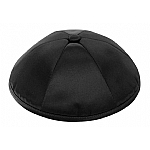 Black Deluxe Satin Kippah