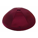 Burgundy Deluxe Satin Kippah