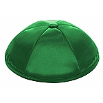 Kelly Green Deluxe Satin Kippah