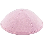 Pink Linen Kippah