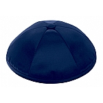 Navy Deluxe Satin Kippah