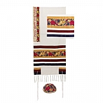 Yair Emanuel Multi-fabric Tallit - Floral