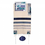 Yair Emanuel Crown Silk Applique'd Tallit