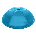 Turquoise Deluxe Satin Kippah